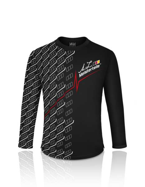 T-shirt - Baumwolle - Lange Ärmel - Schwarz - AZ-MT Design